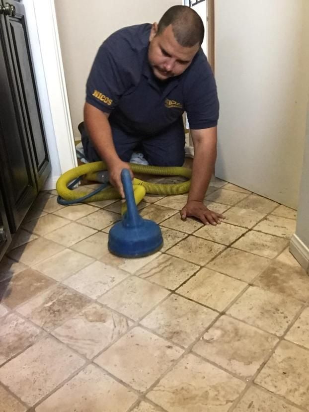 bathroom tile floor